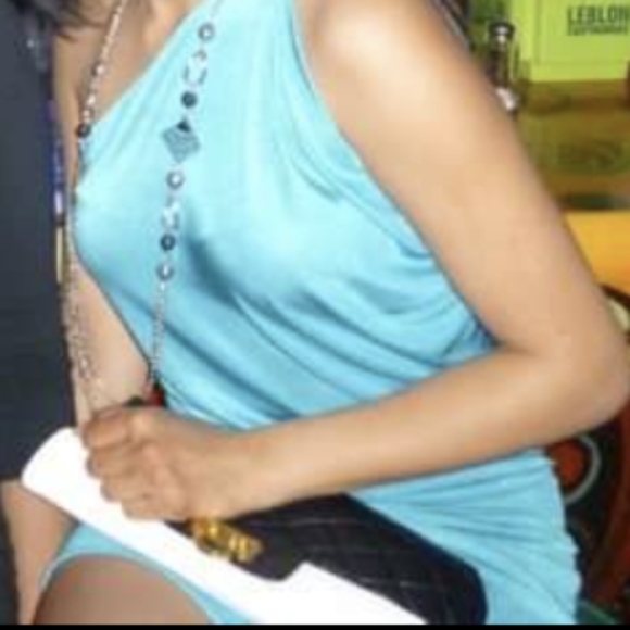 Turquoise Marciano dress sz-S - Picture 4 of 5